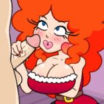 Handjob by Sexy Redhead